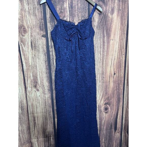 Dress Lacy Long Formal Slip Sz XL Thirty Formal Prom Bodycon New Party Babydoll - Picture 1 of 10